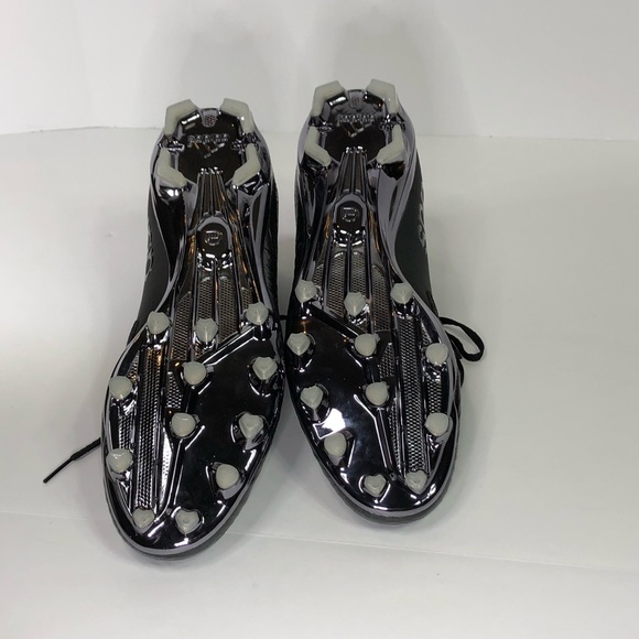 NWOT Adidas Football black Cleats size 17 - Picture 4 of 6